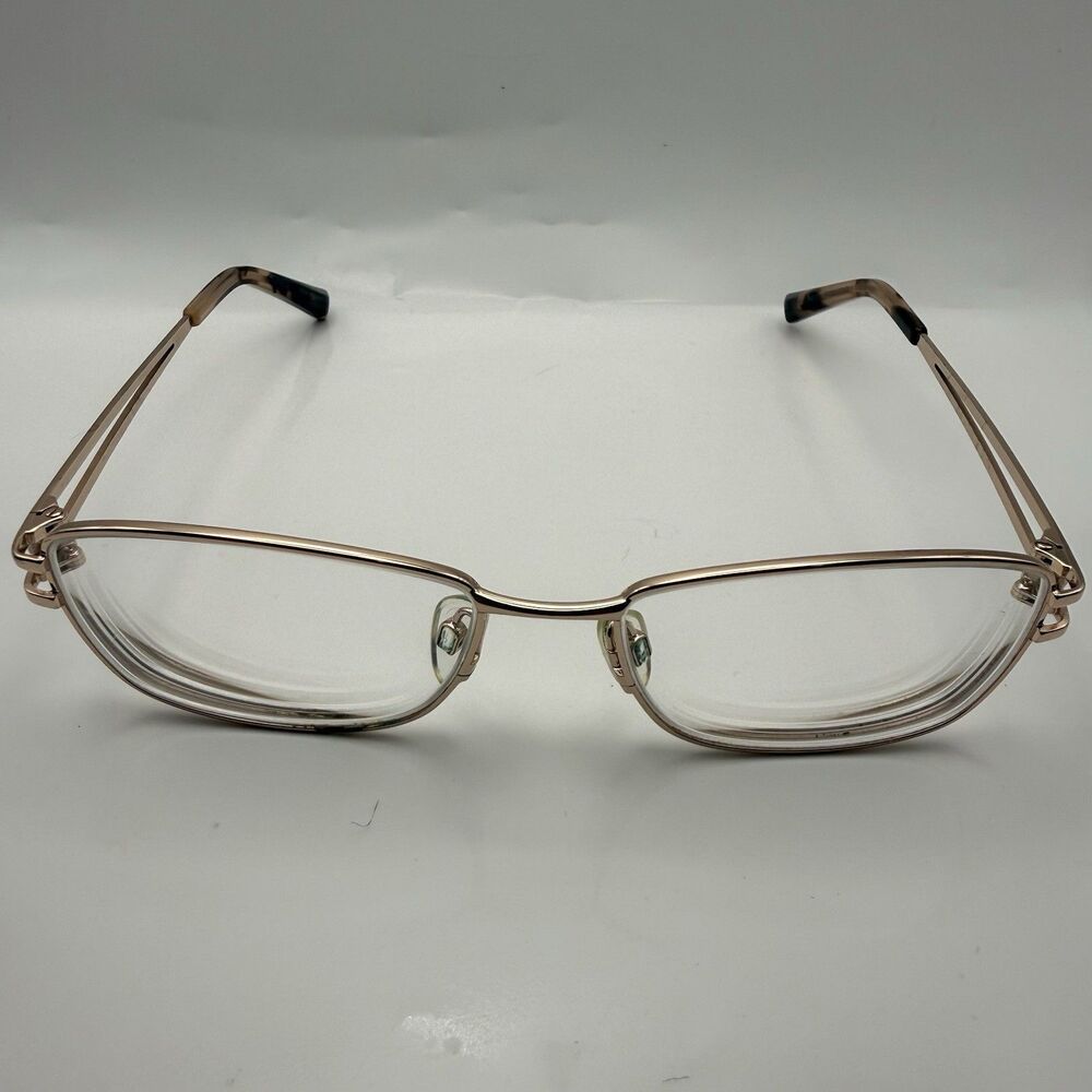 Jones New York VJON500 Rose Gold Eyeglasses Frames Only 53-16-140 Women Metal